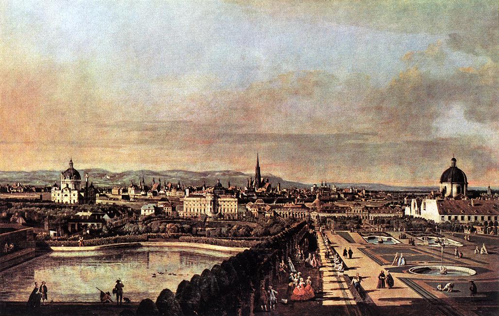 View of Vienna from the Belvedere